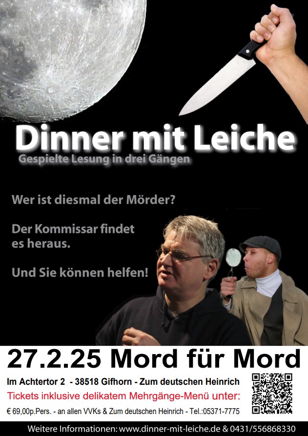 Dinner mit Leiche 2025 - Zum Deutschen Heinrich